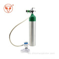 Refilling empty mini 10l  seamless  oxygen cylinder medical gas cylinder for home use